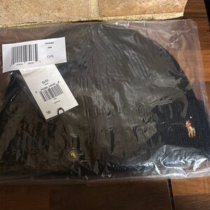 Polo Ralph Lauren Black Knit Hat